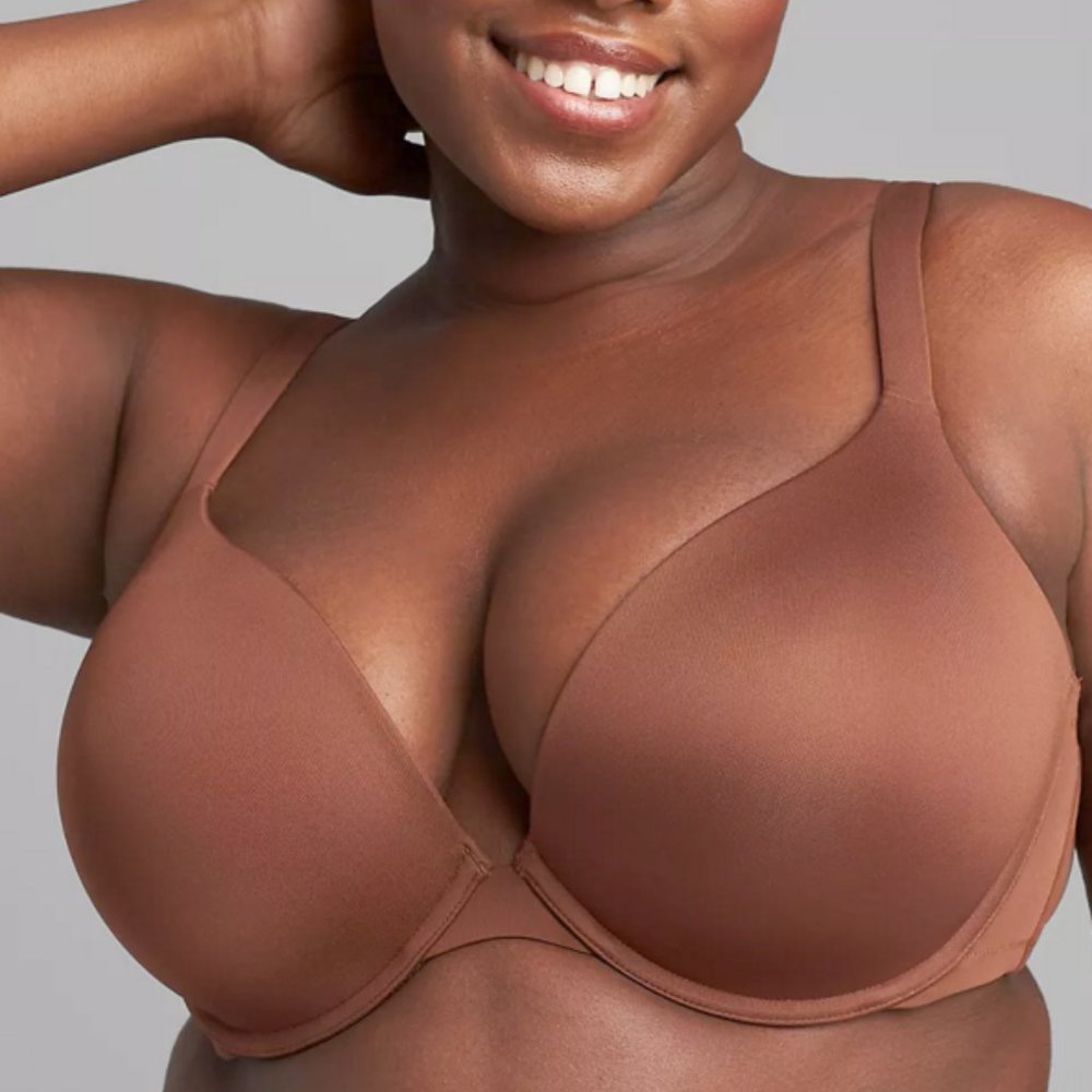 CACIQUE LANE BRYANT SMOOTH PLUNGE BRA - 46DD